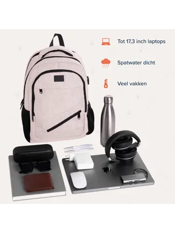 TRVLMORE Rugtas - 36L - 17 Inch