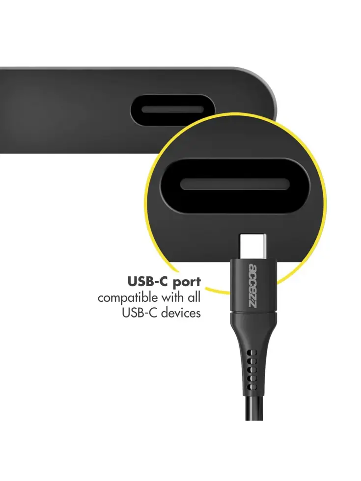 Accezz USB-C naar USB-C kabel 2 meter