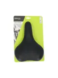 Zwart unisex fietszadel met schokabsorptie
