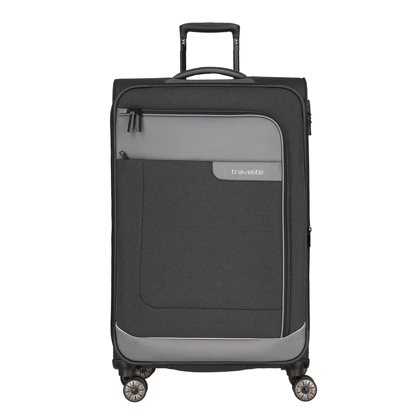 Travelite  4 wheel trolley l expandable Grijs  Grijs main product image