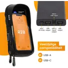 Telefoonhouder Fiets +Powerbank 10000 mAh