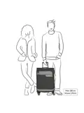 Viia 4 Wheel Trolley M Expandable  | 70 L