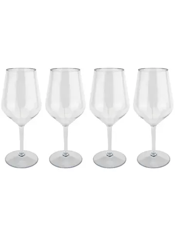 Camping wijnglazen – 4 stuks – onbreekbaar