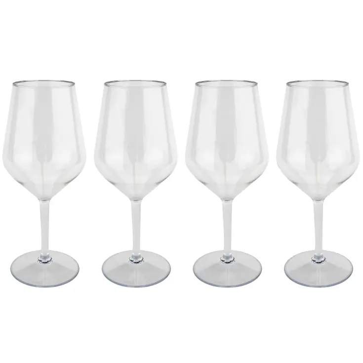 Camping wijnglazen – 4 stuks – onbreekbaar