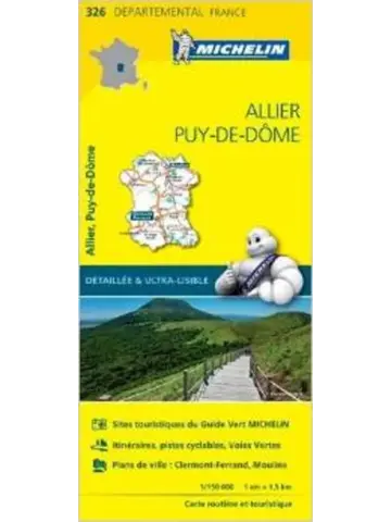 Wegenkaart Local 326 Allier - Puy-de-Dome