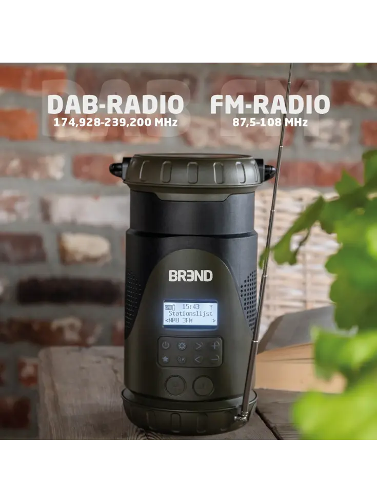 BR-2245 Campingradio met Lantaarn