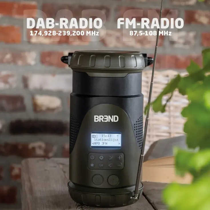 BR-2245 Campingradio met Lantaarn
