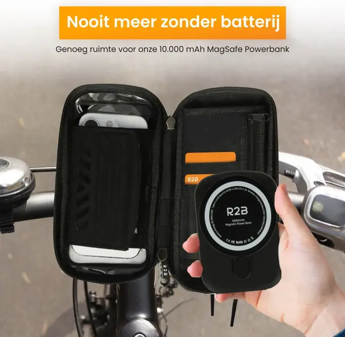 R2B Telefoonhouder Fiets Den Haag & Powerbank