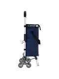 40L boodschappentrolley met trapwielen