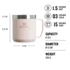 Stanley Camp Mug Rose Quartz - Mok