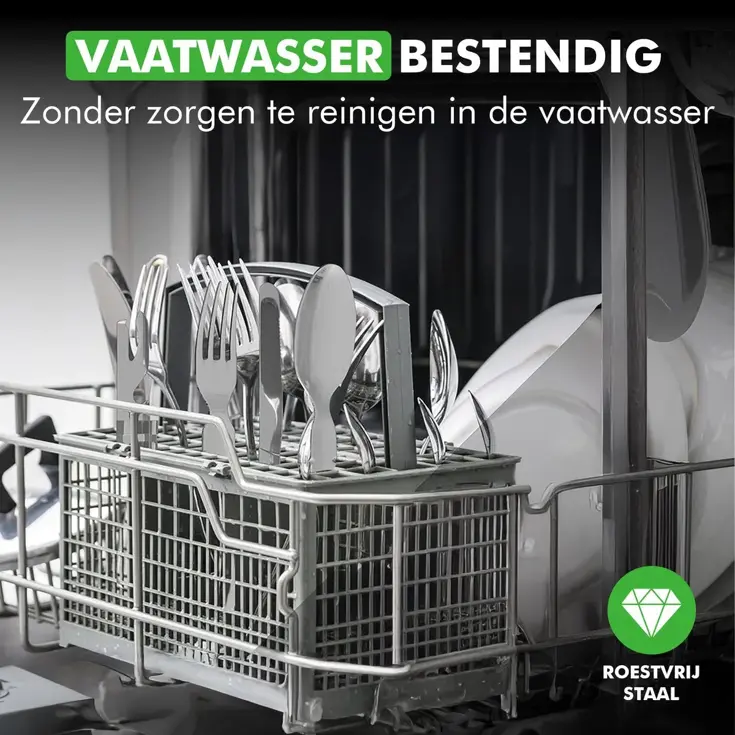 Reisbestek Set – Campingbestek To-Go Zilver