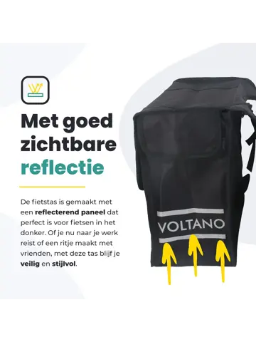 Voltano Dubbele Fietstas XL 48 Liter