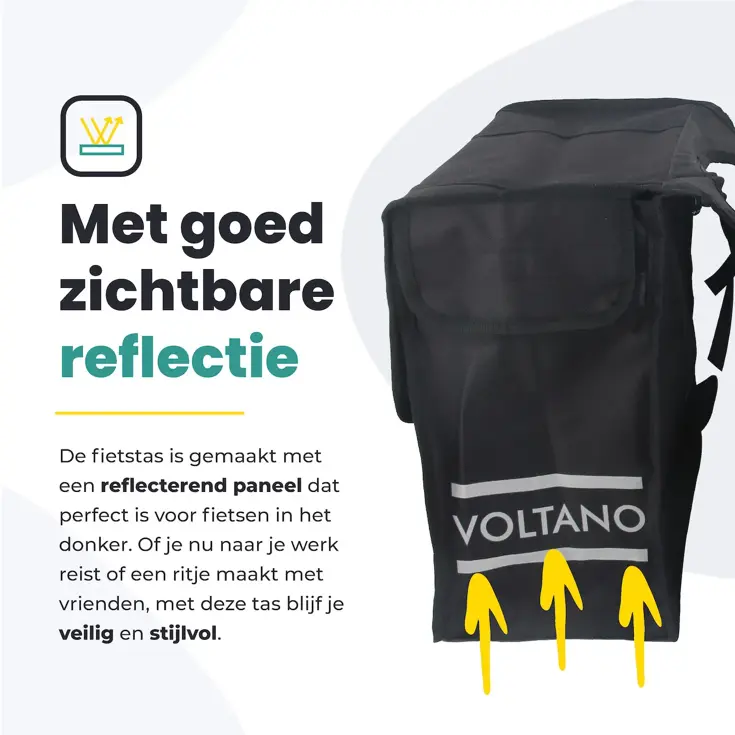 Voltano Dubbele Fietstas XL 48 Liter