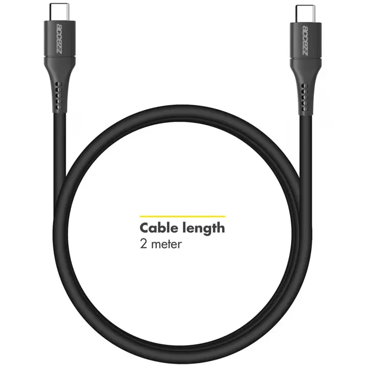 Accezz USB-C naar USB-C kabel 2 meter
