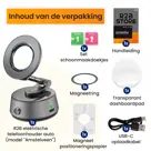 Telefoonhouder Auto, Magnetische zuignap