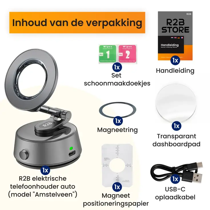 Telefoonhouder Auto - Magnetische zuignap