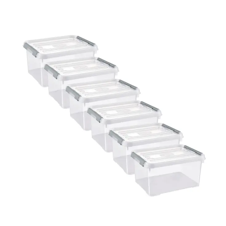 Curver Handy+ Opbergbox - 15L - 6 stuks