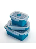 3-delige Opvouwbare Lunchboxset Silicone