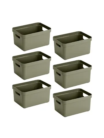 Sigma home - Opbergbox - 5L - 6-delig