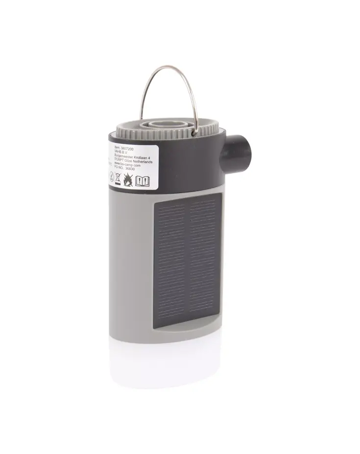 Solar pomp, lamp en powerbank - Bo-Camp
