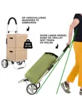 Foldable Boodschappenwagen 45 liter