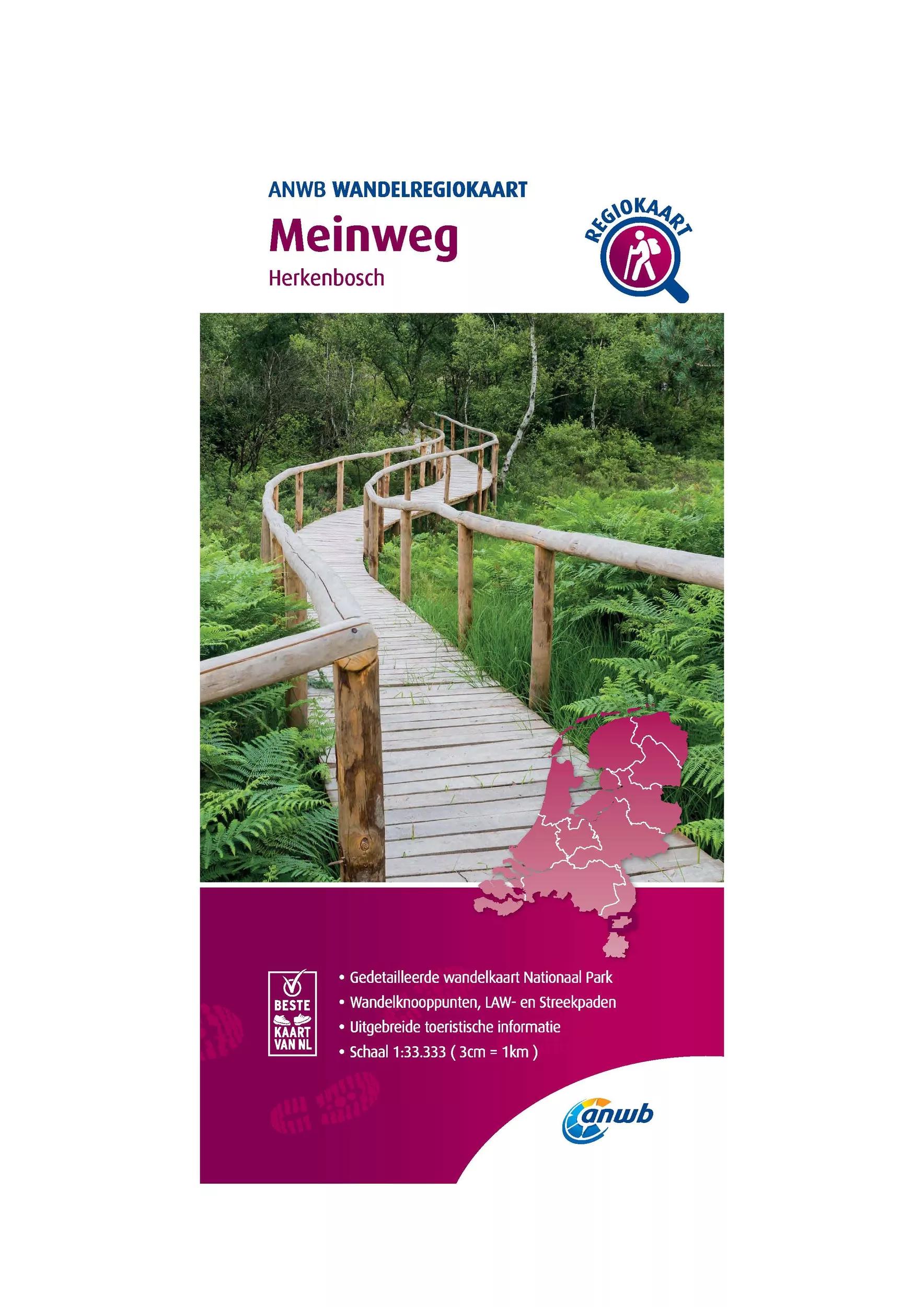 ANWB  Wandelkaart Meinweg main product image