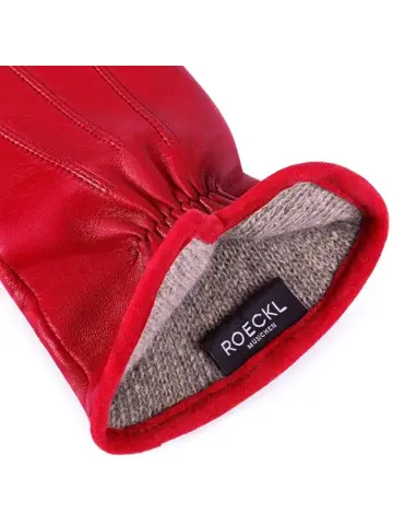 Antwerpen - Damens handschoenen - Leer/Wol