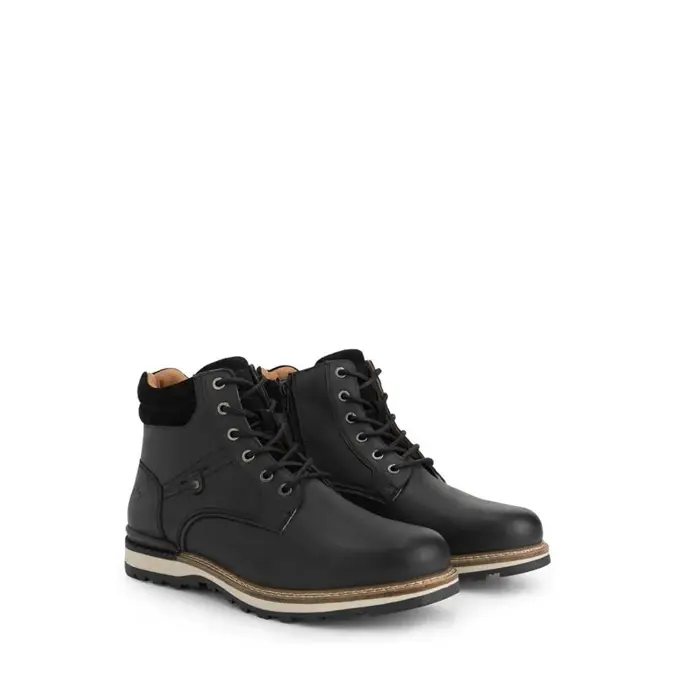 Travelin' Sig Heren - Veterboots - Wolgevoerd