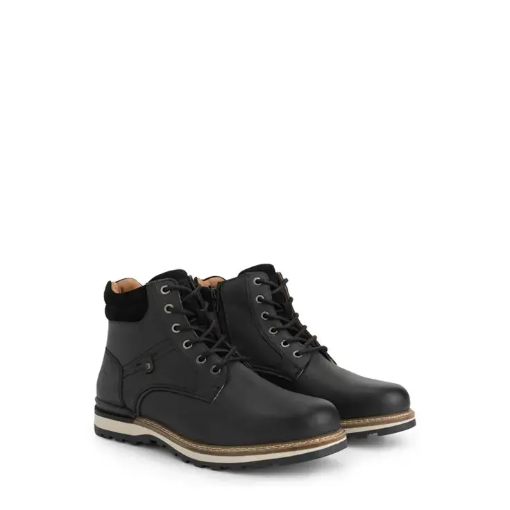 Sig Heren - Veterboots - Wolgevoerd