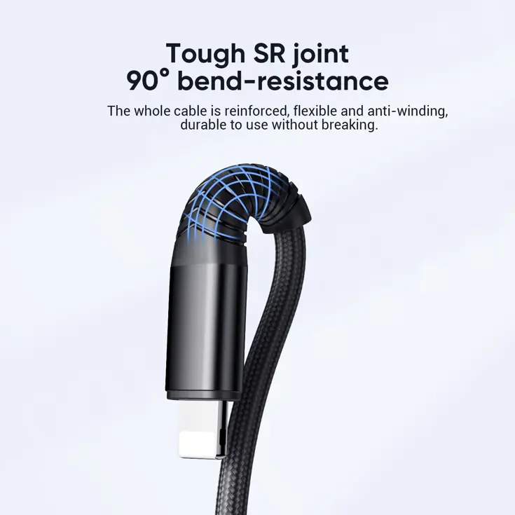 3-in-1 Kabel - 1.2m - Zwart - Joyroom