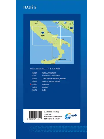 ANWB Wegenkaart Italië-Zuid