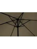 Parasol Ecru Ø3m Met Voet En Hoes