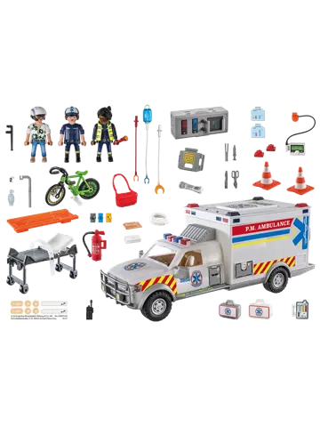 PLAYMOBIL® Reddingsvoertuig US Ambulance 70936
