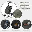 Boodschappentrolley deluxe – 60 liter