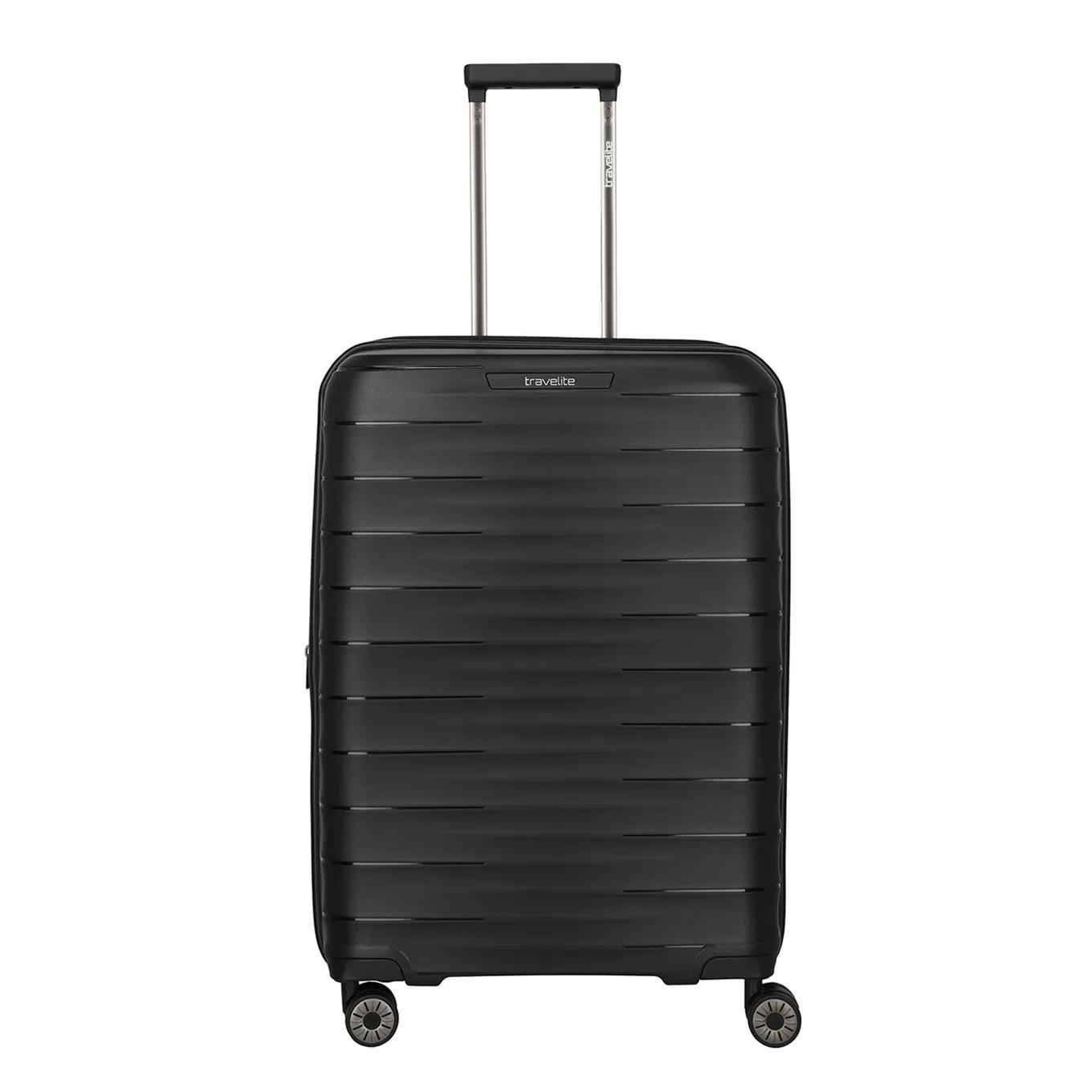 Travelite  Mooby 4w Trolley M black Zwart  Zwart main product image