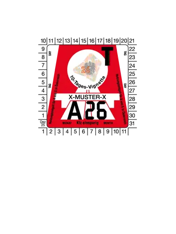 Vignet Oostenrijk Motor 10 dagen 2026 - ANWB