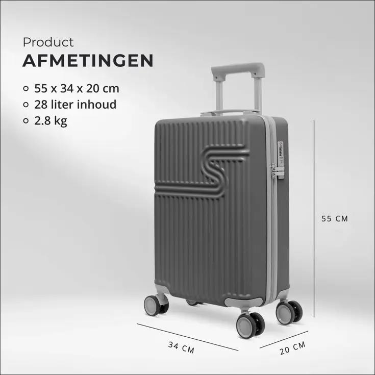 Handbagage koffer 55cm - 28L