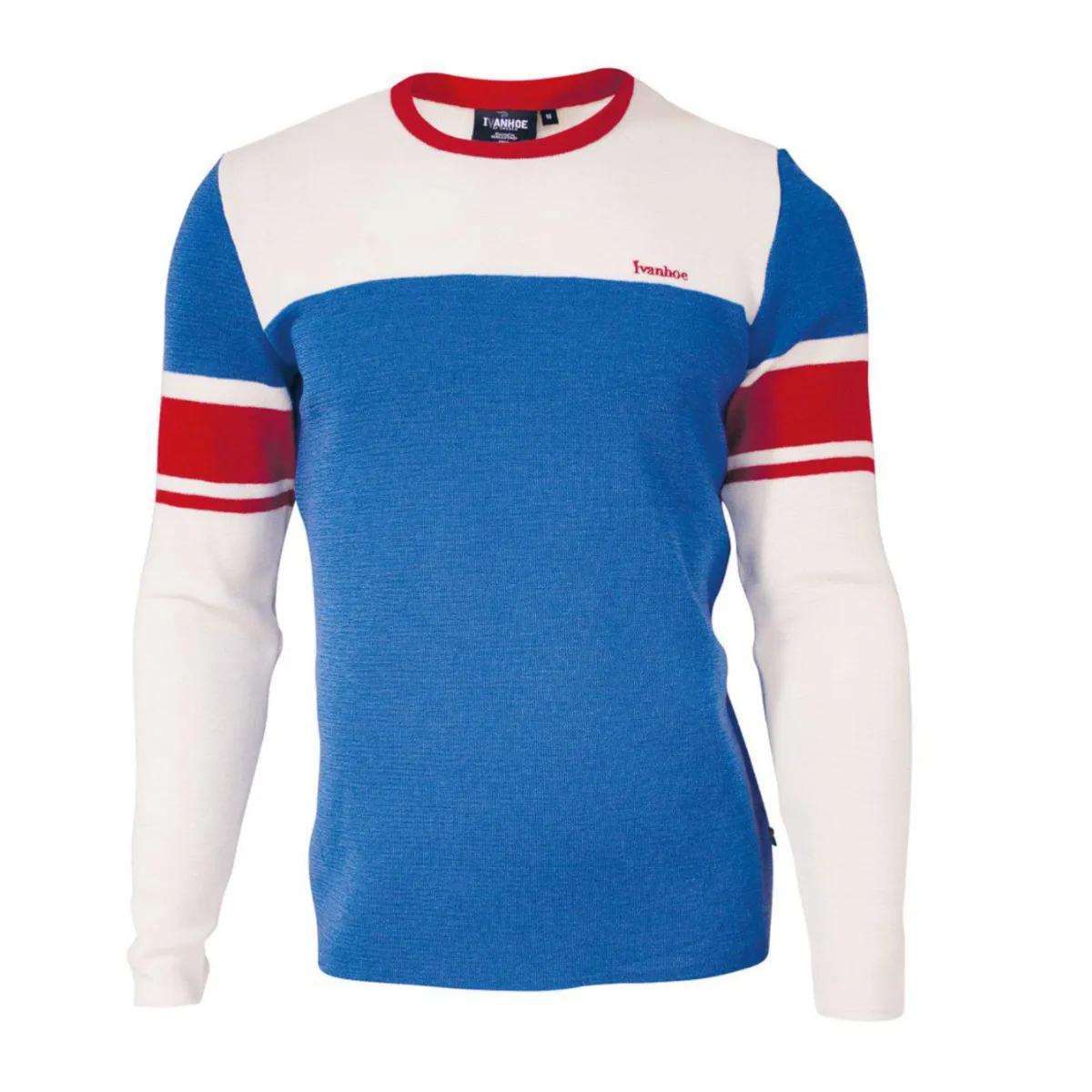 Ivanhoe Of Sweden  Ivanhoe wollen trui unisex Retro-Pow  Blauw main product image
