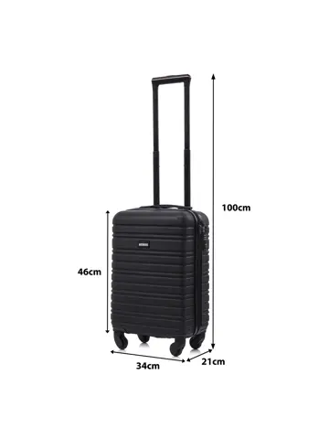 Reiskoffer XS ABS 29L met TSA-slot en 360° wielen