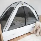 Bedtent Klamboe - 200x90cm - Muggennet - 1mm gaas