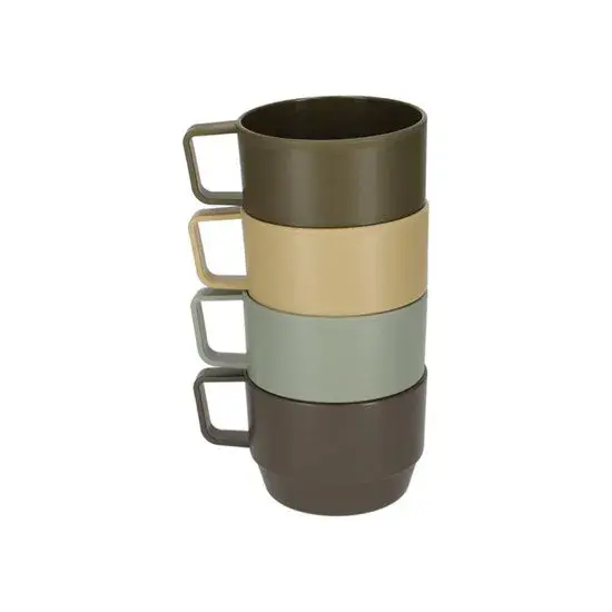 Camping Outdoor bekers - Set van 4