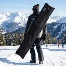 Waterafstotende snowboardtas 180x40x16 cm - Zwart