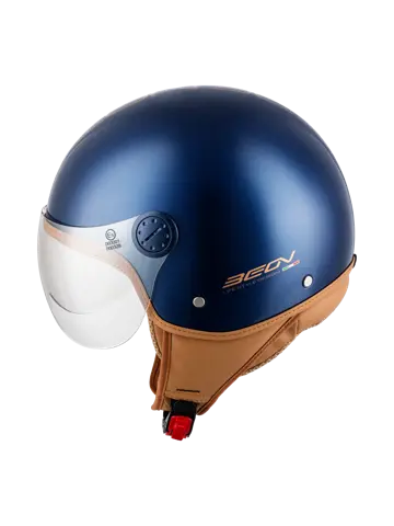 Design Luxe Scooterhelm met vizier
