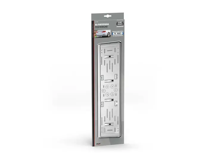 Chromen ABS kentekenplaathouder 535x140 mm