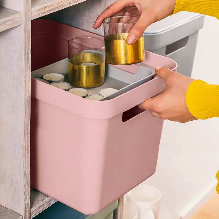 Sigma home - Opbergbox - 18L - 4-delig