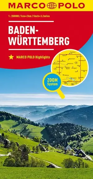 Marco Polo wegenkaart Baden-Württemberg