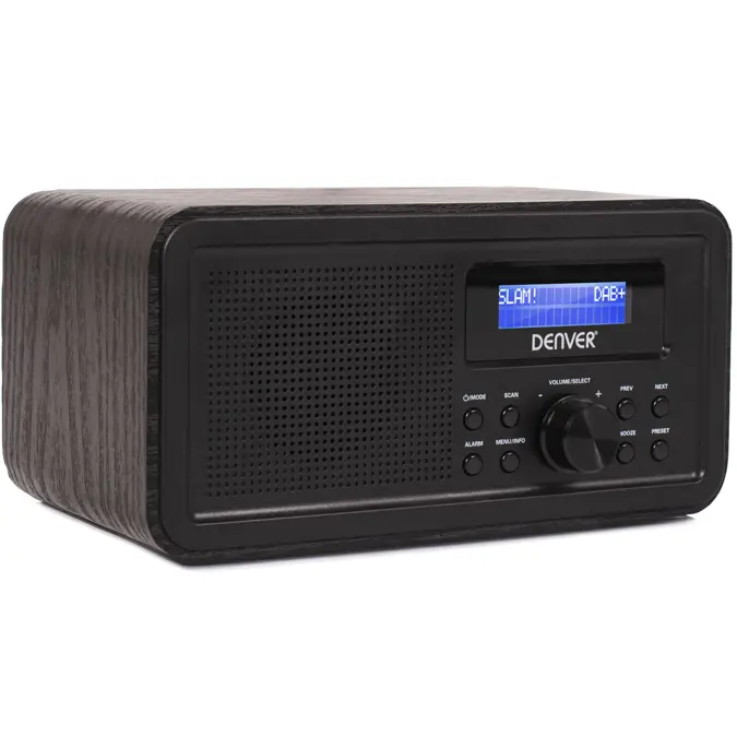 Denver DAB30B DAB+/FM Radio Wekkerfunctie