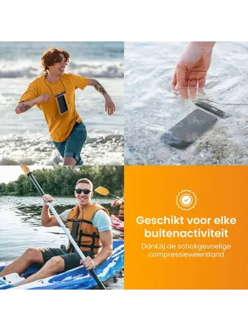 Waterdicht Telefoonhoesje met Koord 2x