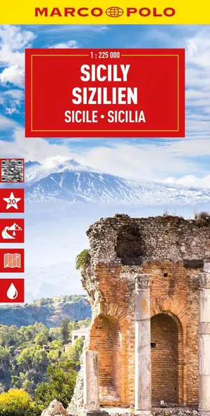 Wegenkaart 14 Sicilië