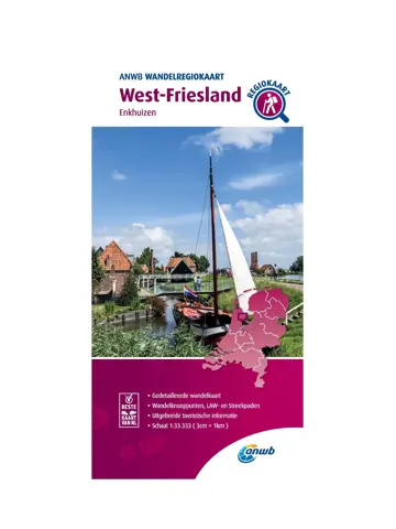 ANWB Wandelkaart West-Friesland